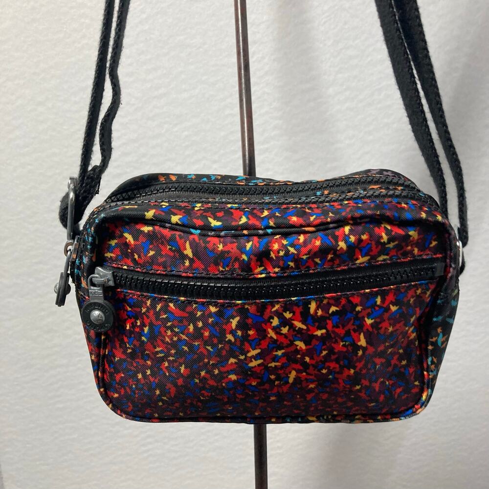 Kipling Abanu Small Crossbody With Multicolor Bir… - image 2